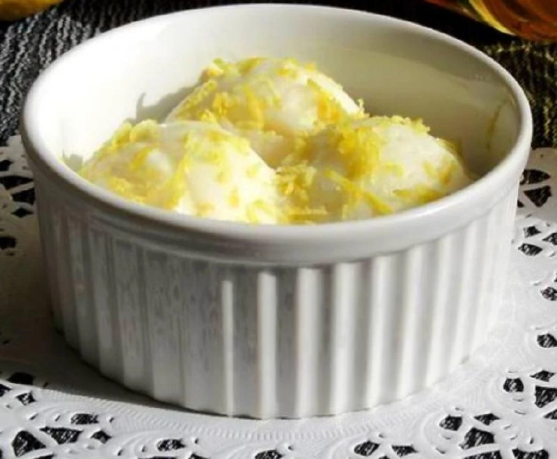 🍋 Мягкое лимонное мороженое