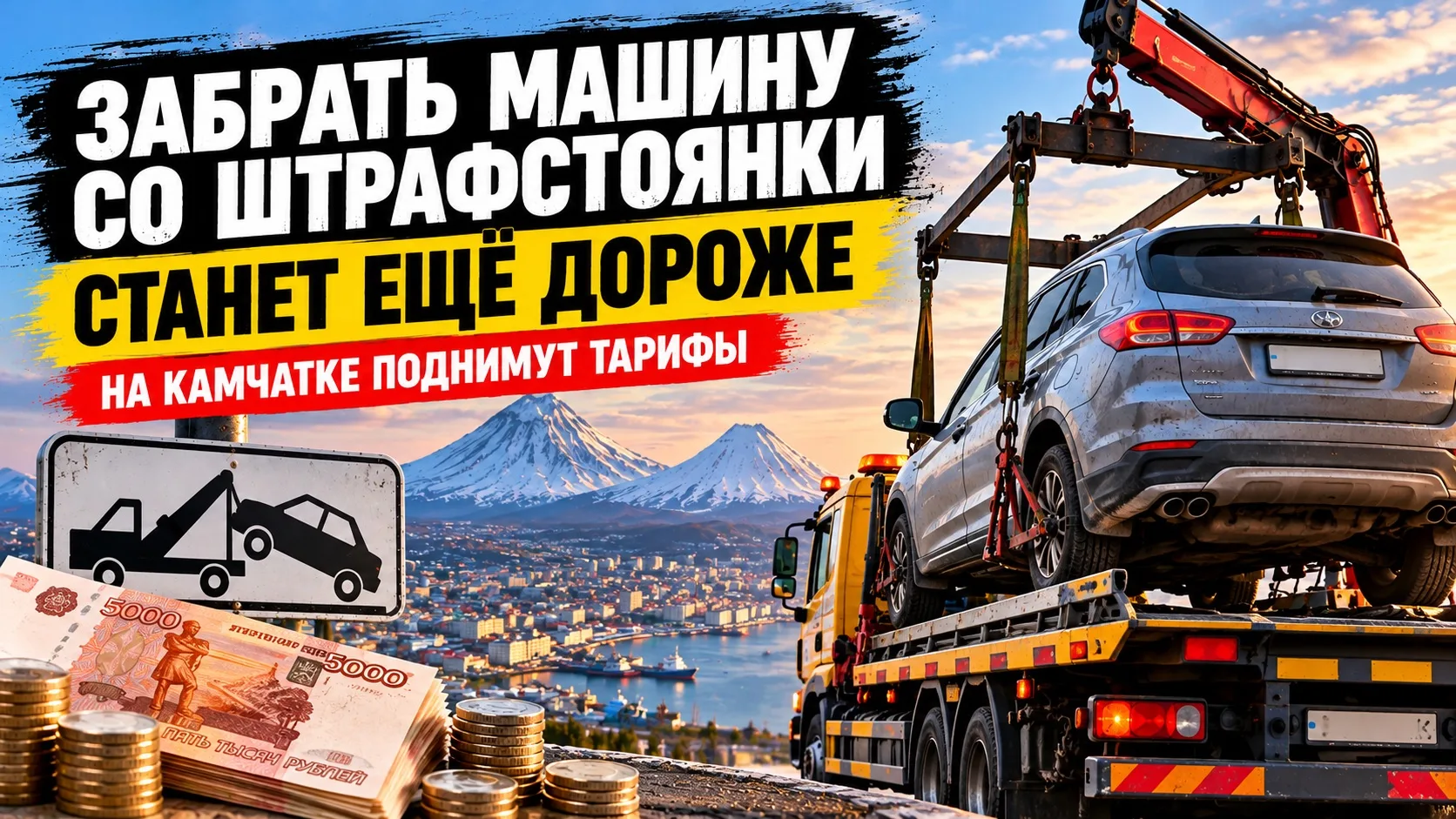 🚗 15 тысяч за эвакуатор: во сколько обойдётся невнимательность водителям Камчатки