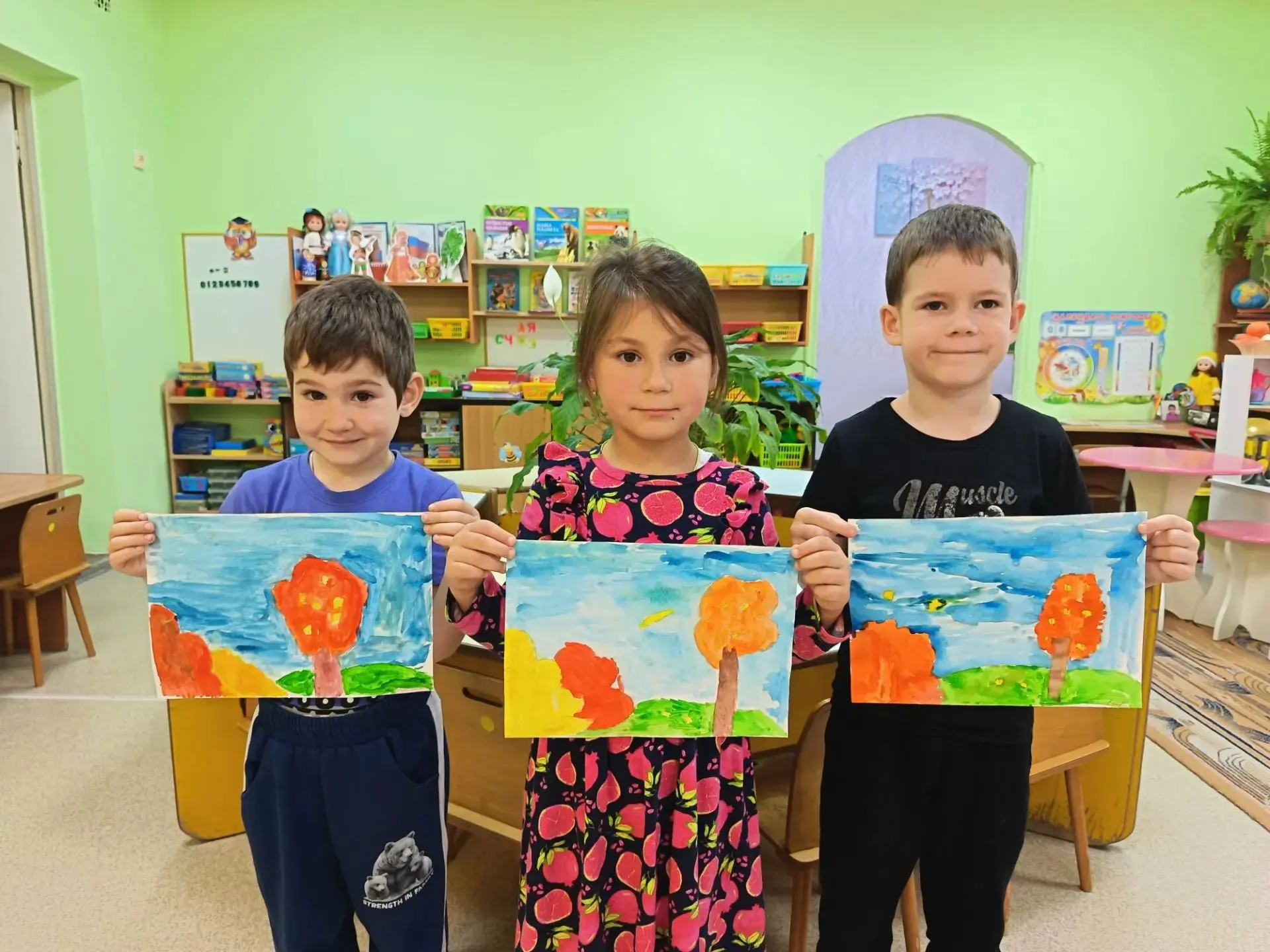 🖌️🍂 День пейзажа в группе «Колокольчики»!