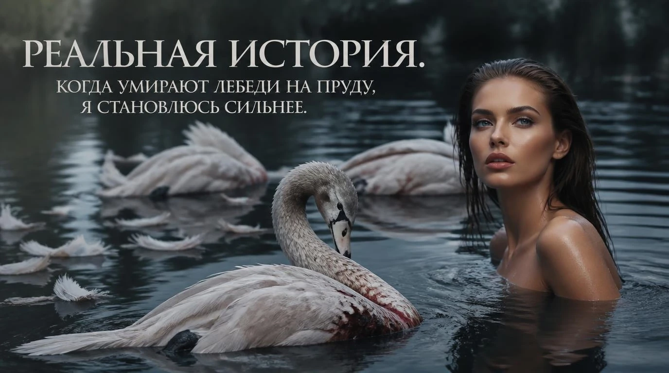 Когда умирают лебеди на пруду, я становлюсь сильнее. Я краду их белизну, чтобы не сойти...