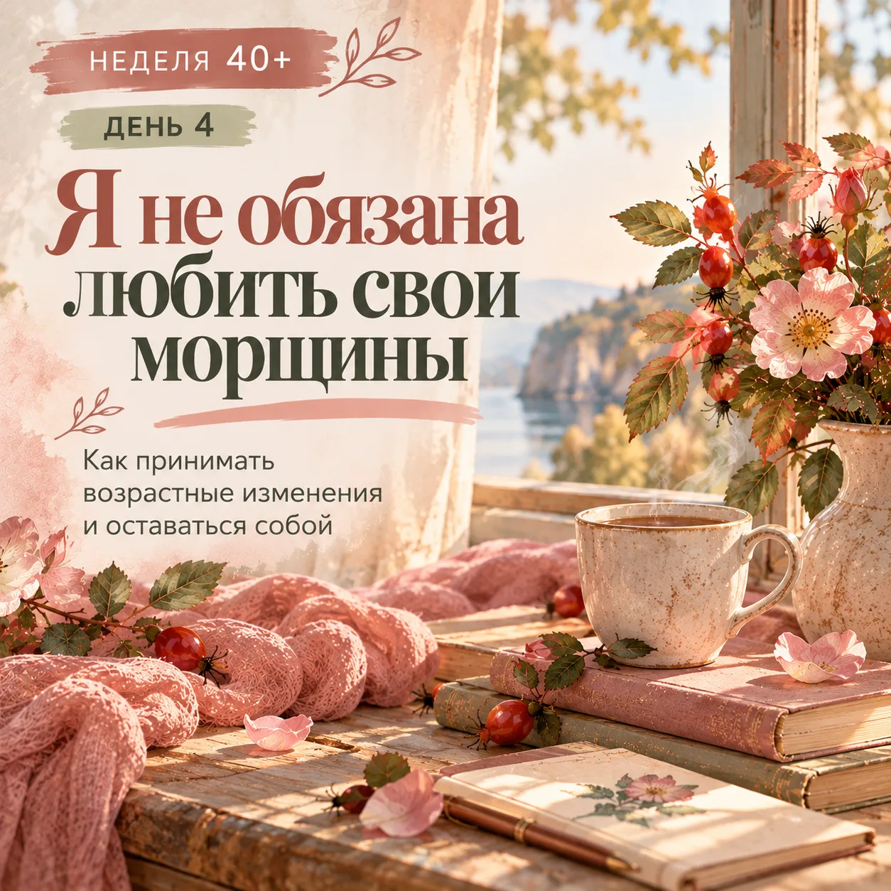 🌿 Я не обязана любить свои морщины