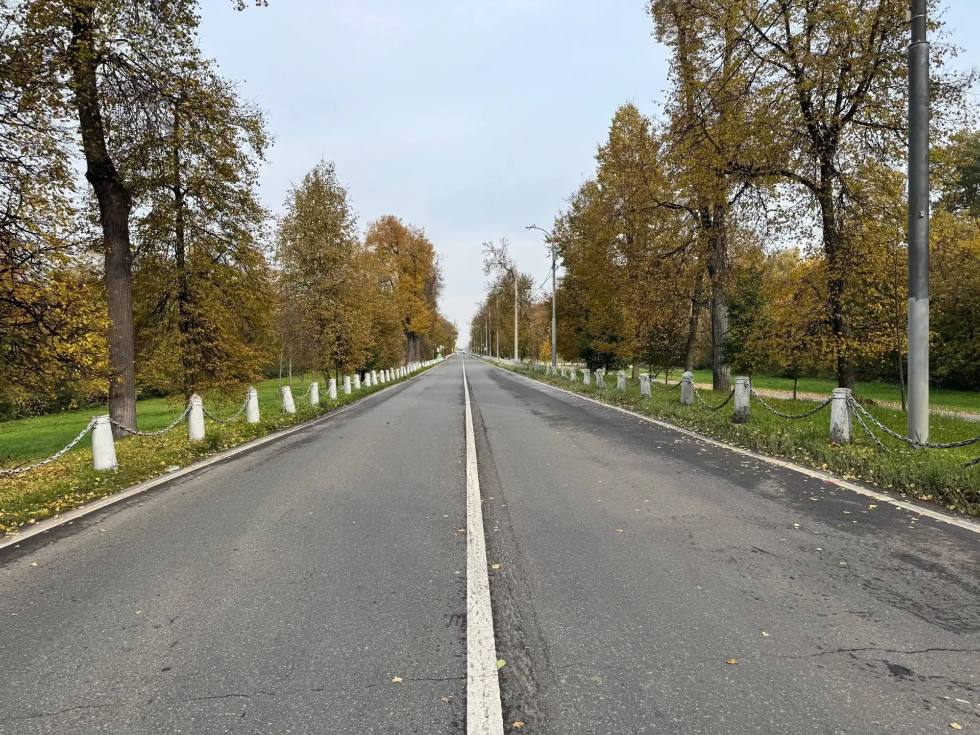 🍂 Подписчик запечатлел границу Выхино-Жулебино и Кузьминок