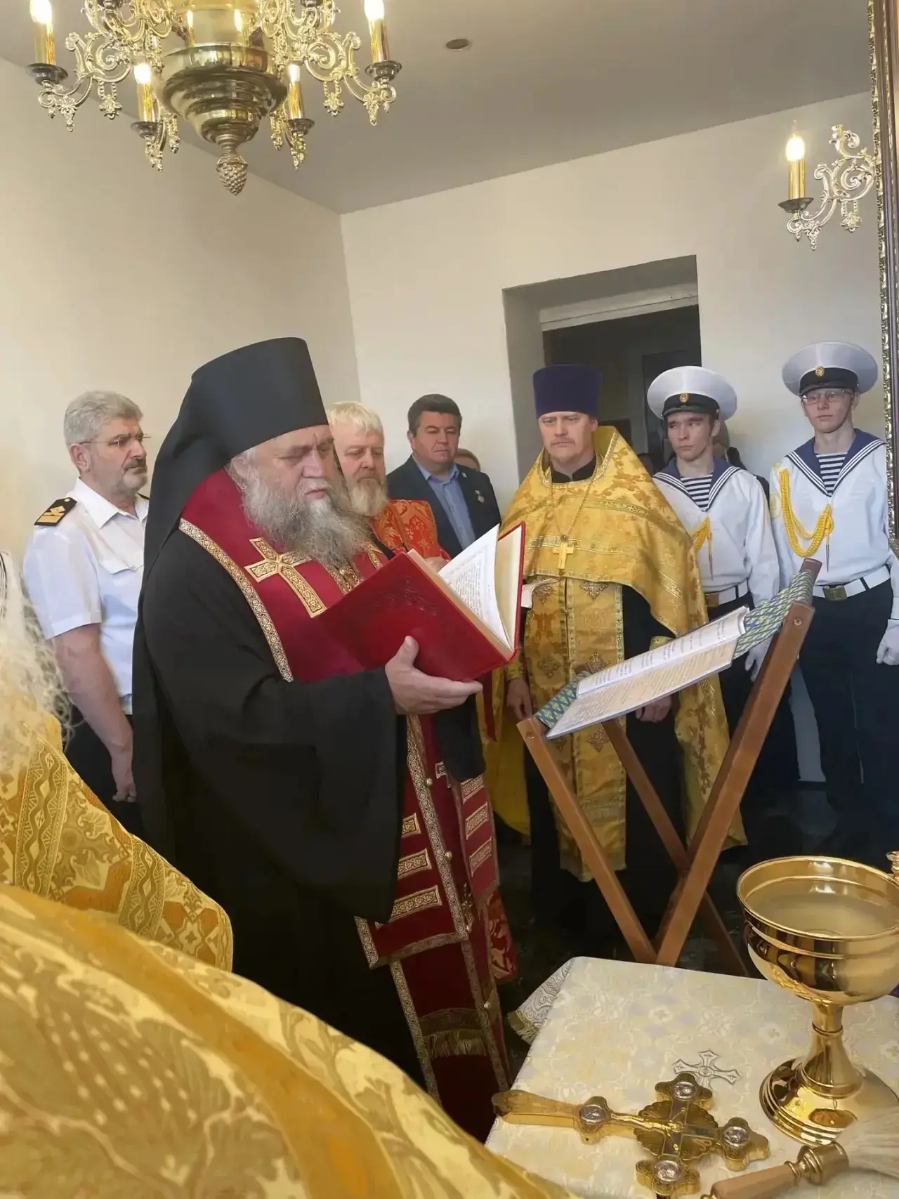 Владыка Константин совершил освящение молитвенной комнаты в честь праведного воина Феод...