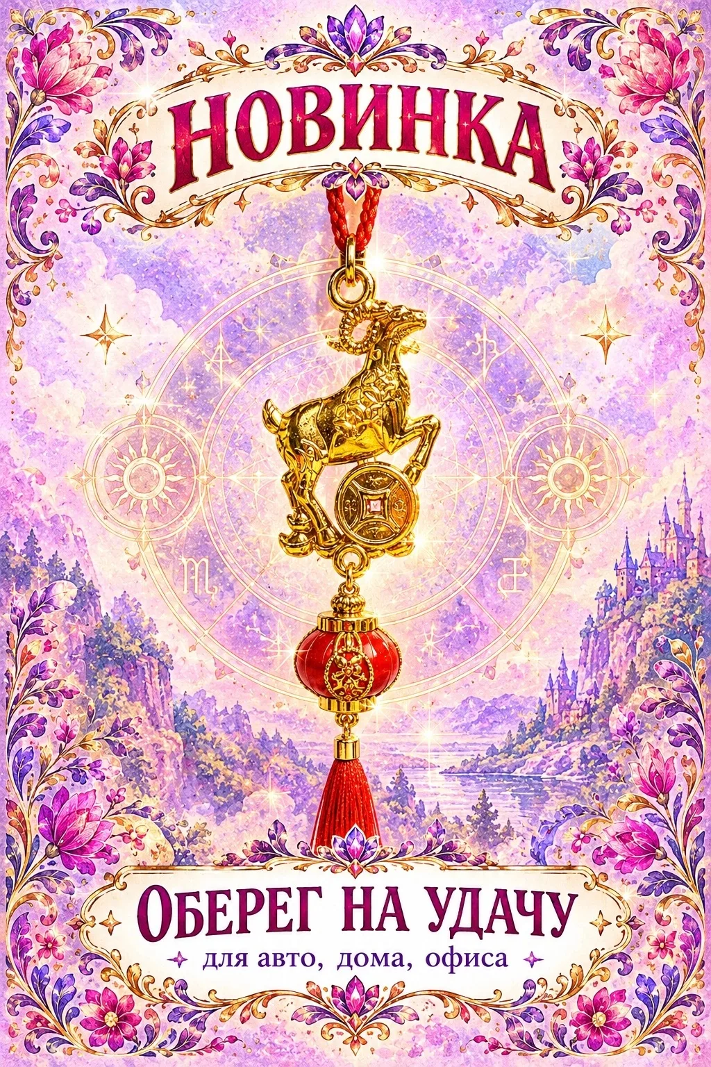 🐐Новинка! Подвеска‑оберег «Символ года Коза» — не просто декор, а ваш личный магнит уд...