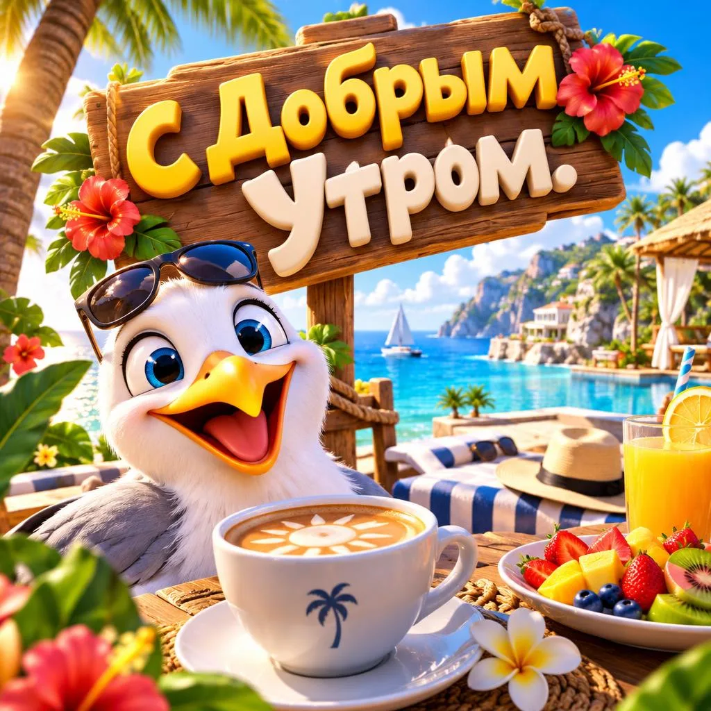 Просыпайся с мыслью, что сегодня тебя ждет что-то хорошее. Доброе утро!