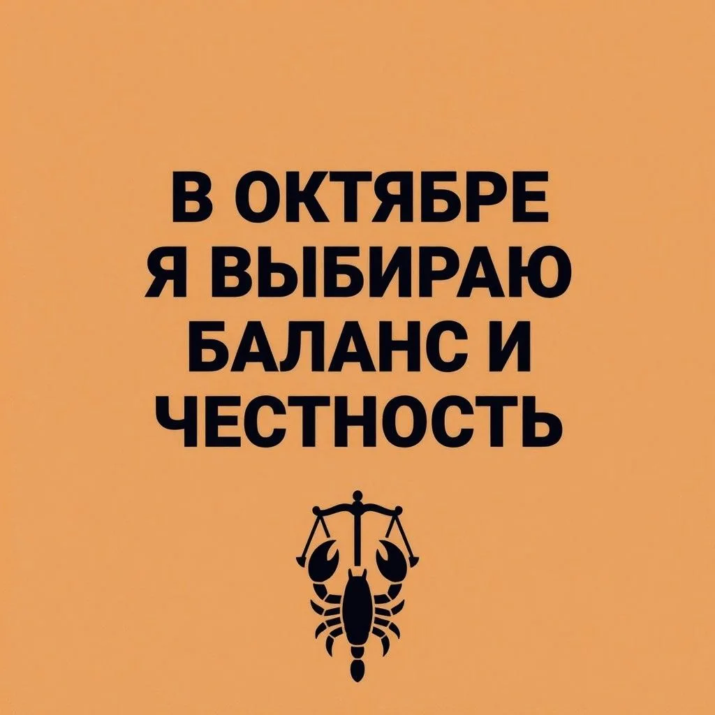 Подсказки от астролога на октябрь - баланс и честность...