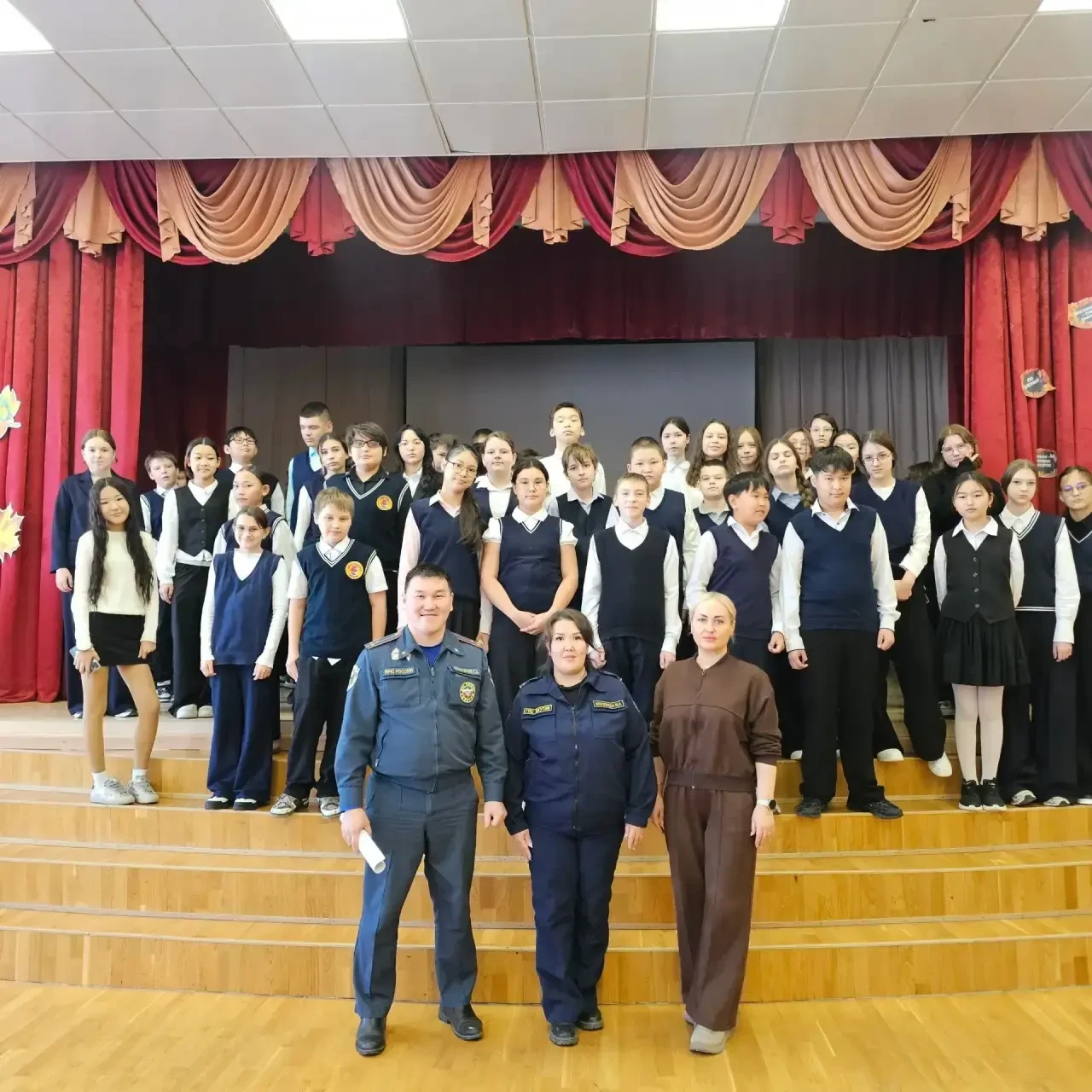 Учения по гражданской обороне в г. Удачный