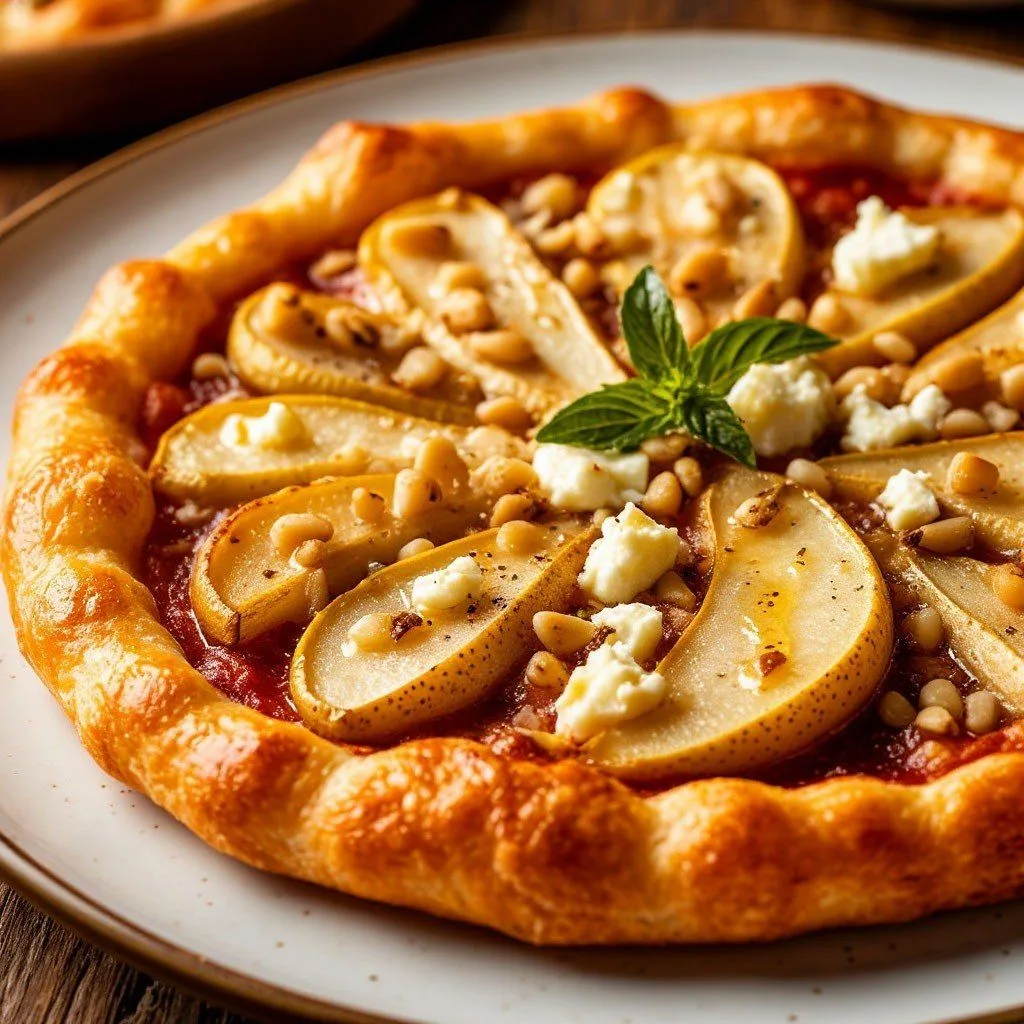 **Пицца «Груша — горгонзола»** 🍐🧀✨