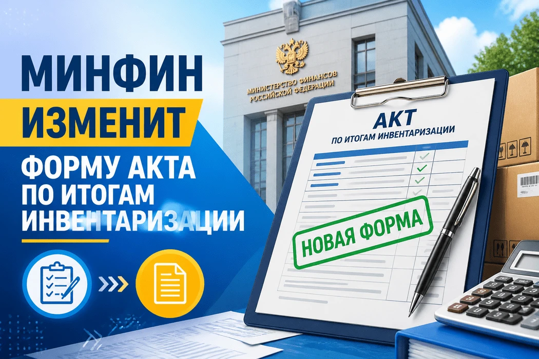 🏢 Минфин готовит изменения в форму и порядок заполнения Акта о результатах инвентаризации