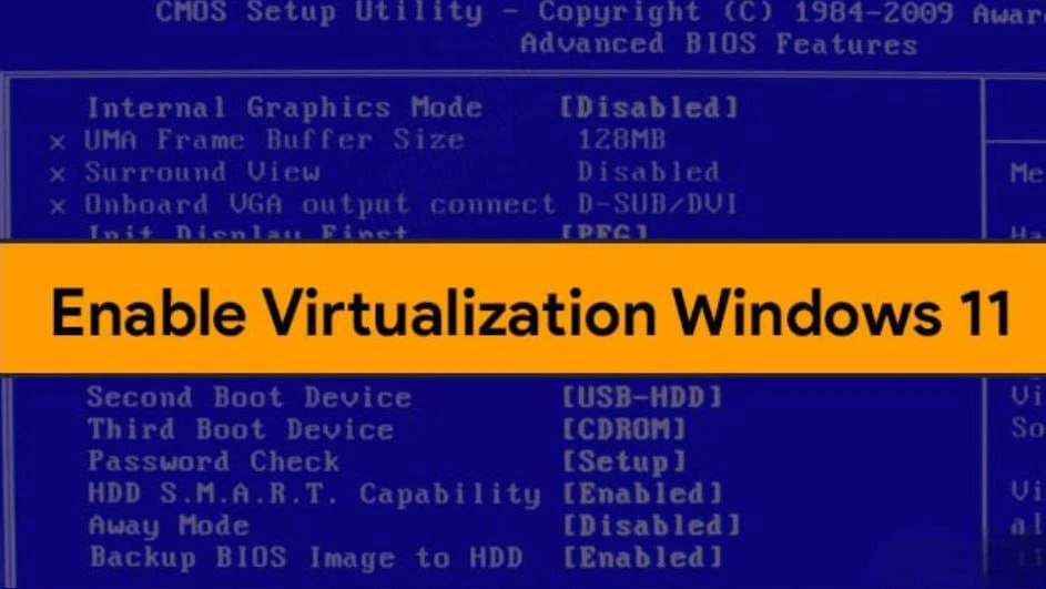 🔎 Как включить виртуализацию в Windows 11