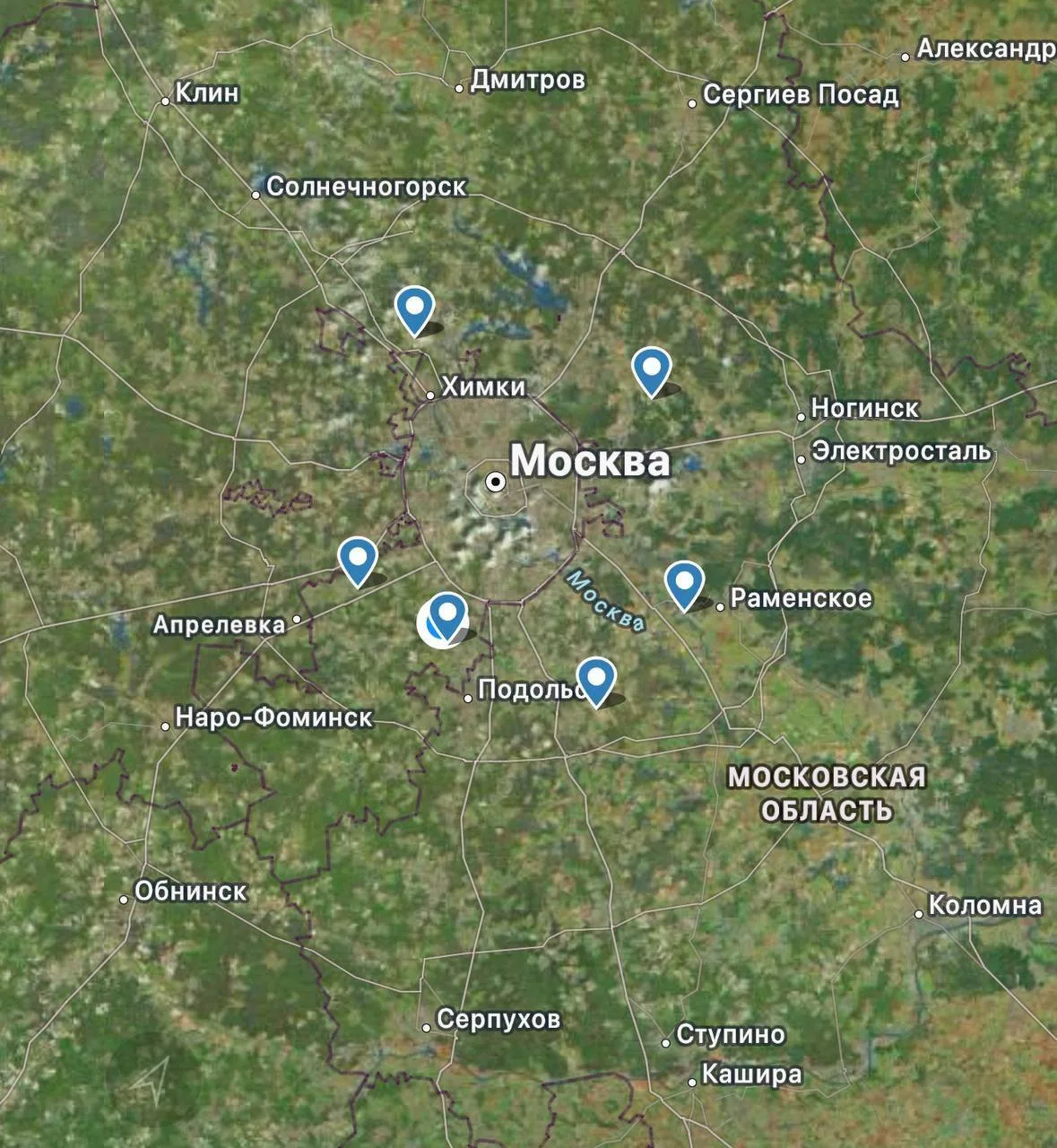 ⚡️Небо над Москвой полностью закрыто