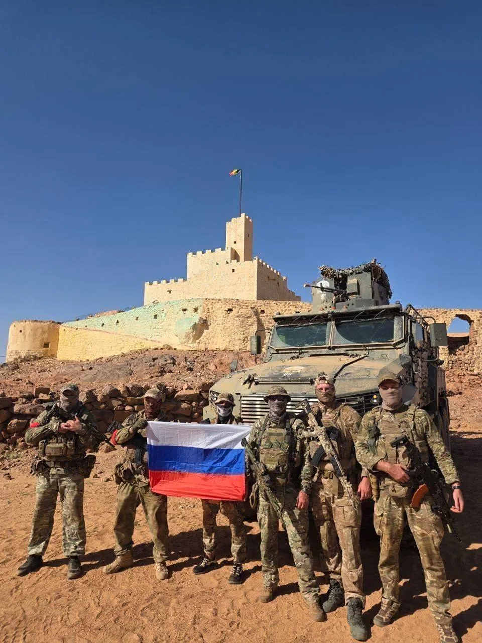 Африканский Корпус и Армия Мали вернули под контроль город Кидаль, потерянный в результ...