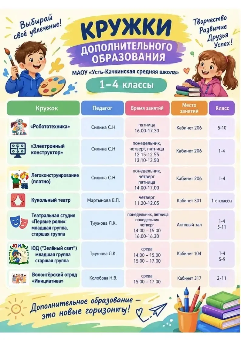 Записаться на секции и кружки можно через портал «Госуслуги»