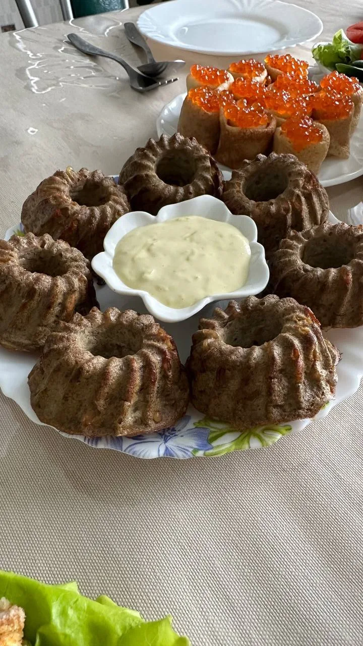 Тавык бавырыннан кечкенә кекс