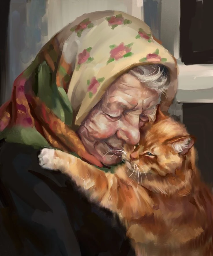 Сказала дряхлая старушка: