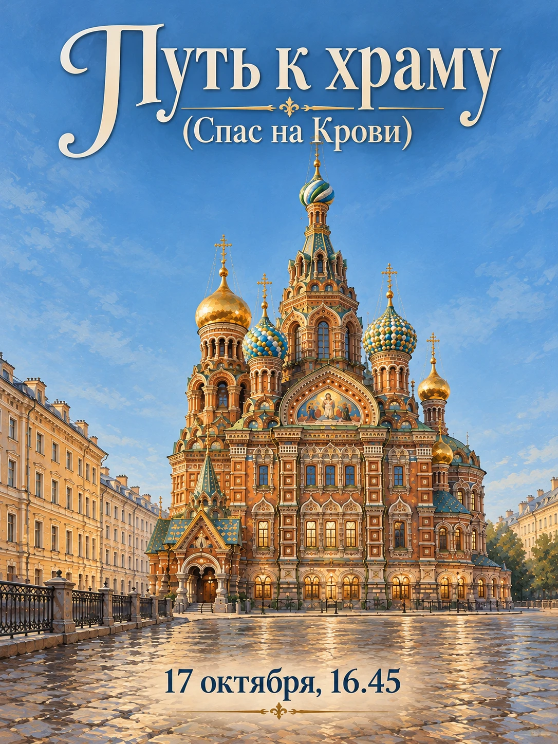 🌿 «Путь к храму (Спас на Крови)» - бесплатная экскурсия