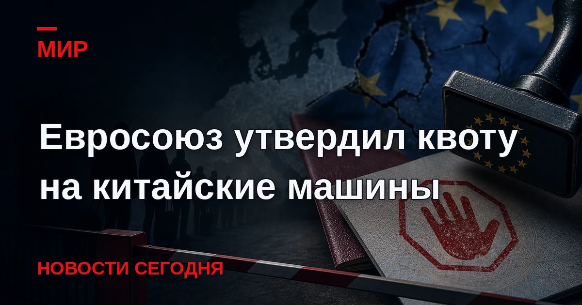 Китай и Европейский союз (ЕС) достигли договоренности об ограничении импорта гибридных ...