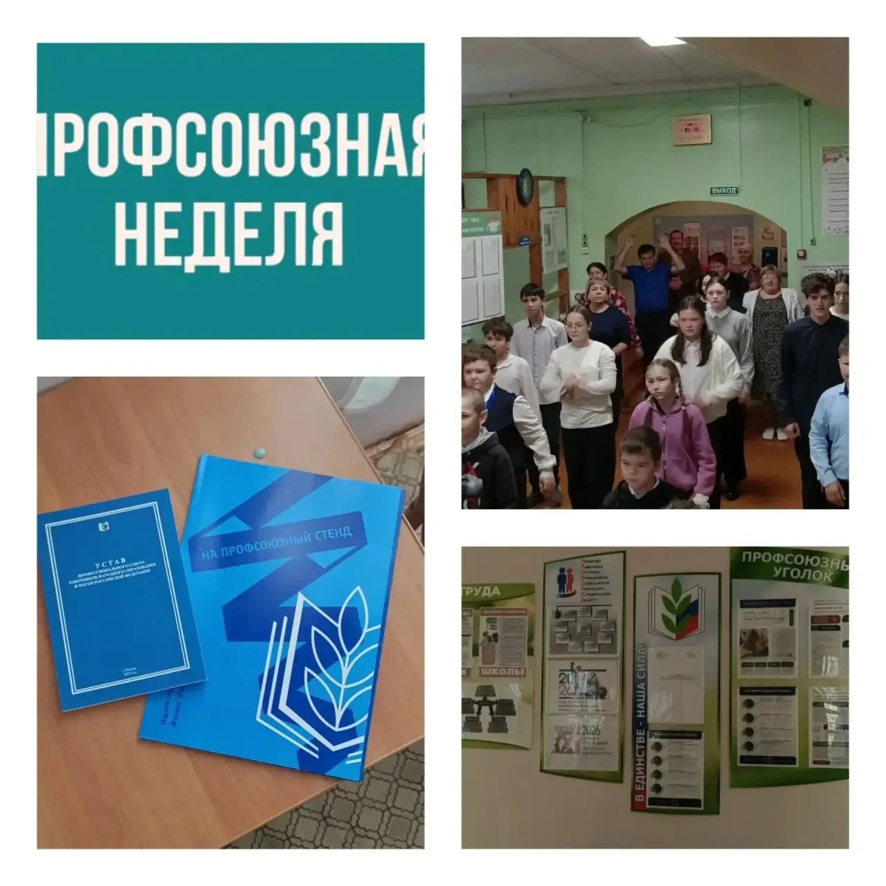Профсоюзная неделя в МБОУ "Курманаевская ООШ" прошла насыщенно. Обновили стенды, провел...