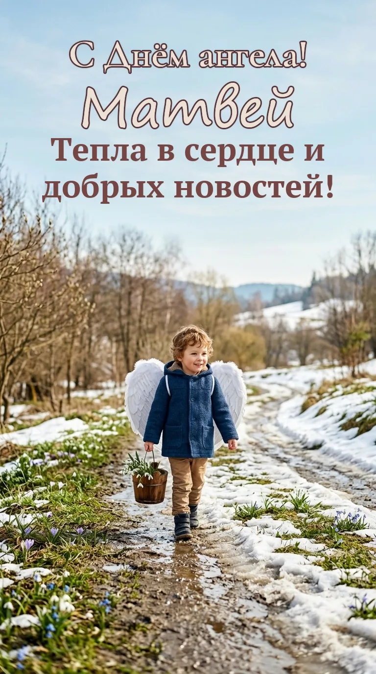 🤍 13 октября — Матвей, пусть ангел хранит!