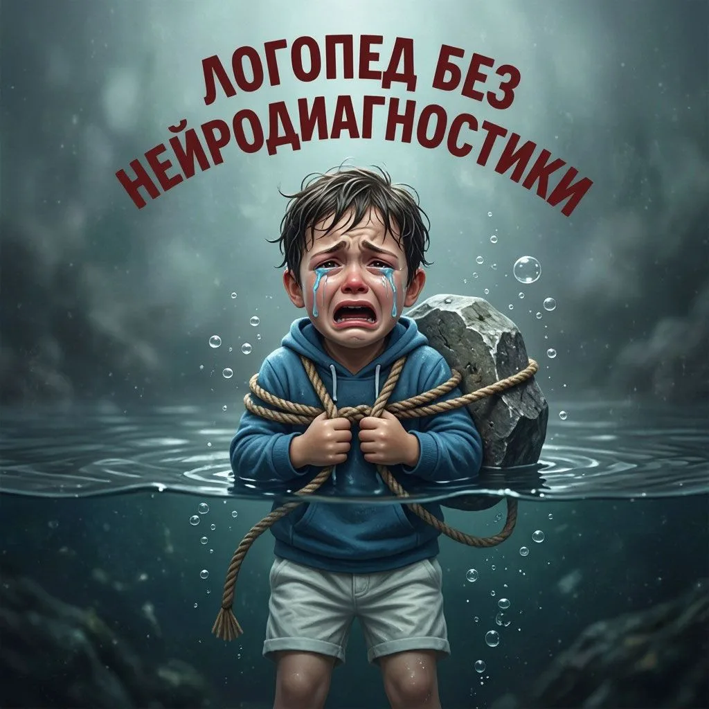 Логопед без нейродиагностики — это как учить ребёнка плавать с привязанным камнем.