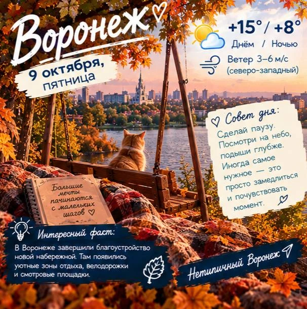 💤 Доброе утро, Воронеж!