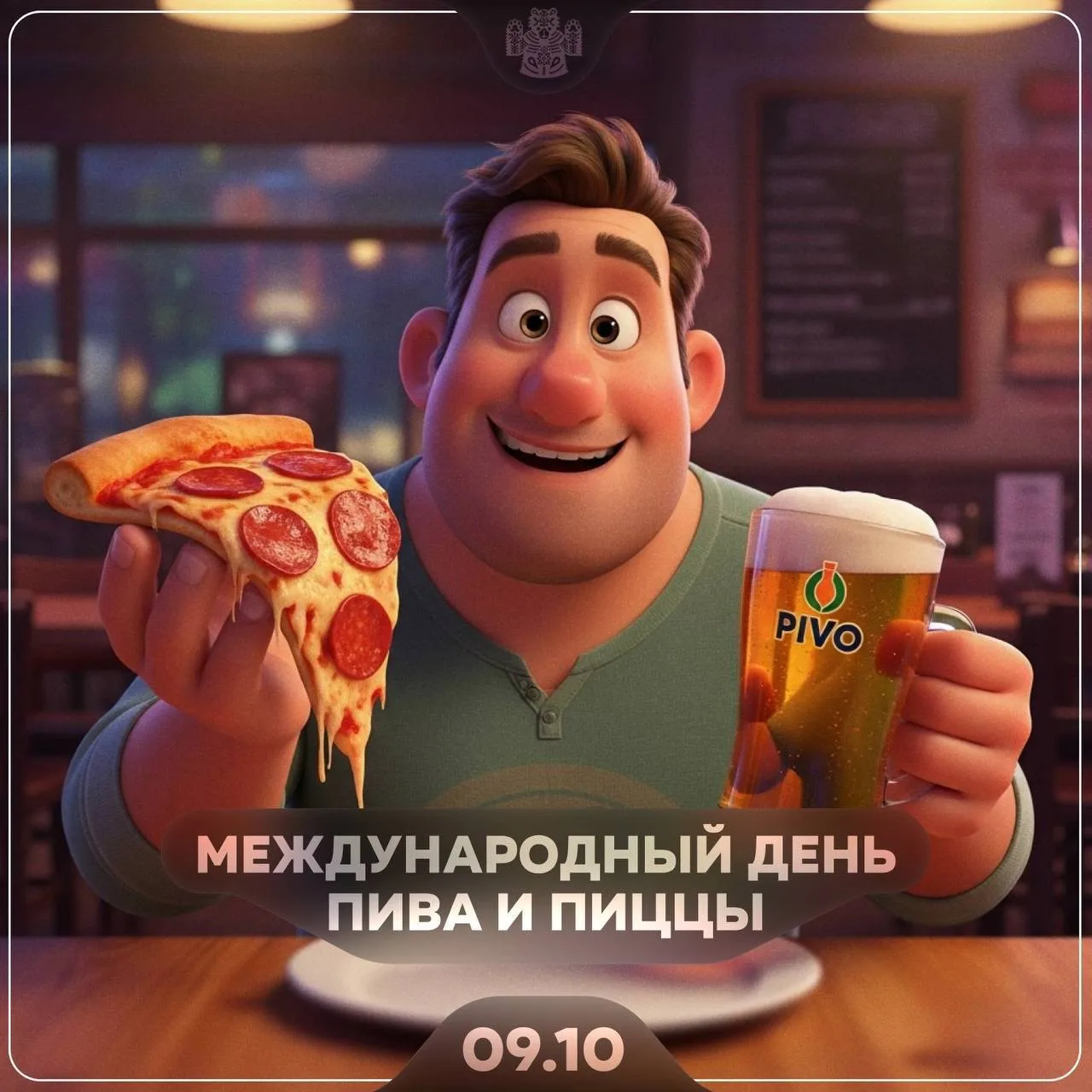 Международный день пива и пиццы отмечают сегодня в регионе