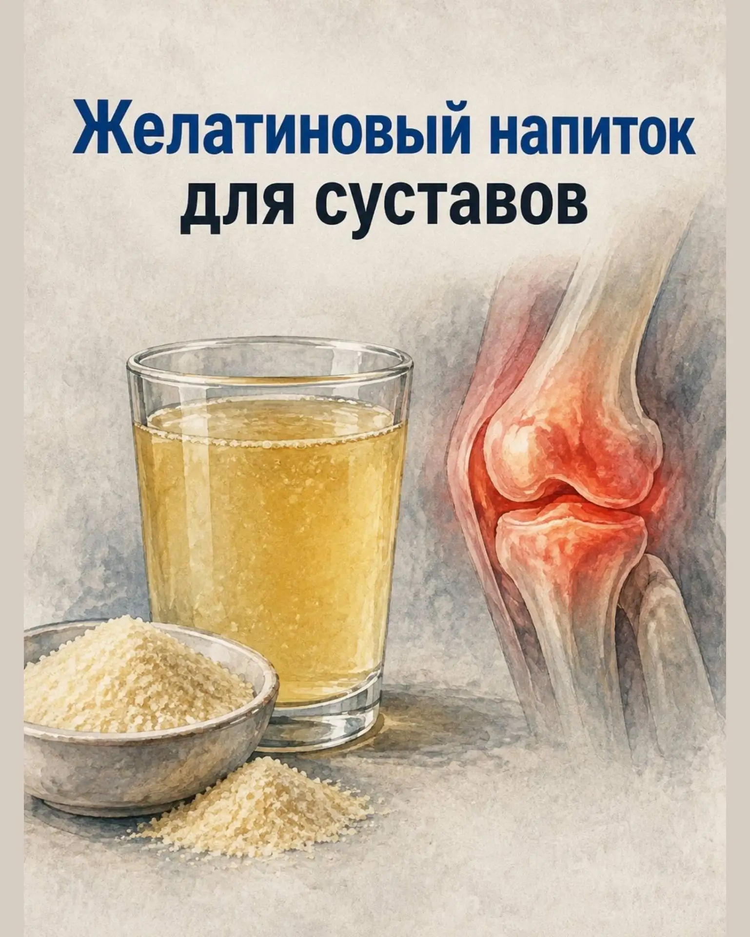 🦶С этим напитком твои суставы всегда будут крепкими и здоровыми.
