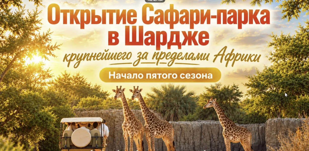 Настоящая Африка в сердце Арабских Эмиратов.