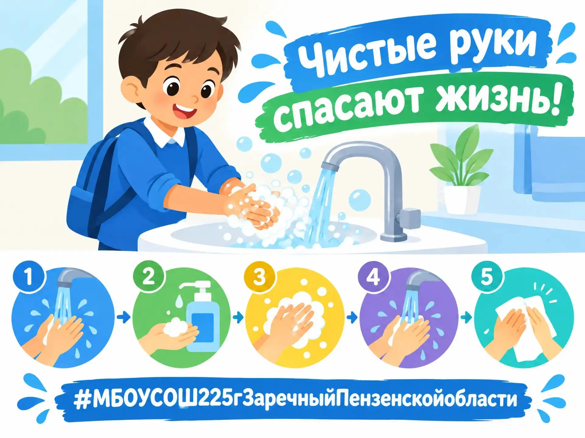 Чистые руки — залог здоровья! 🧼🖐