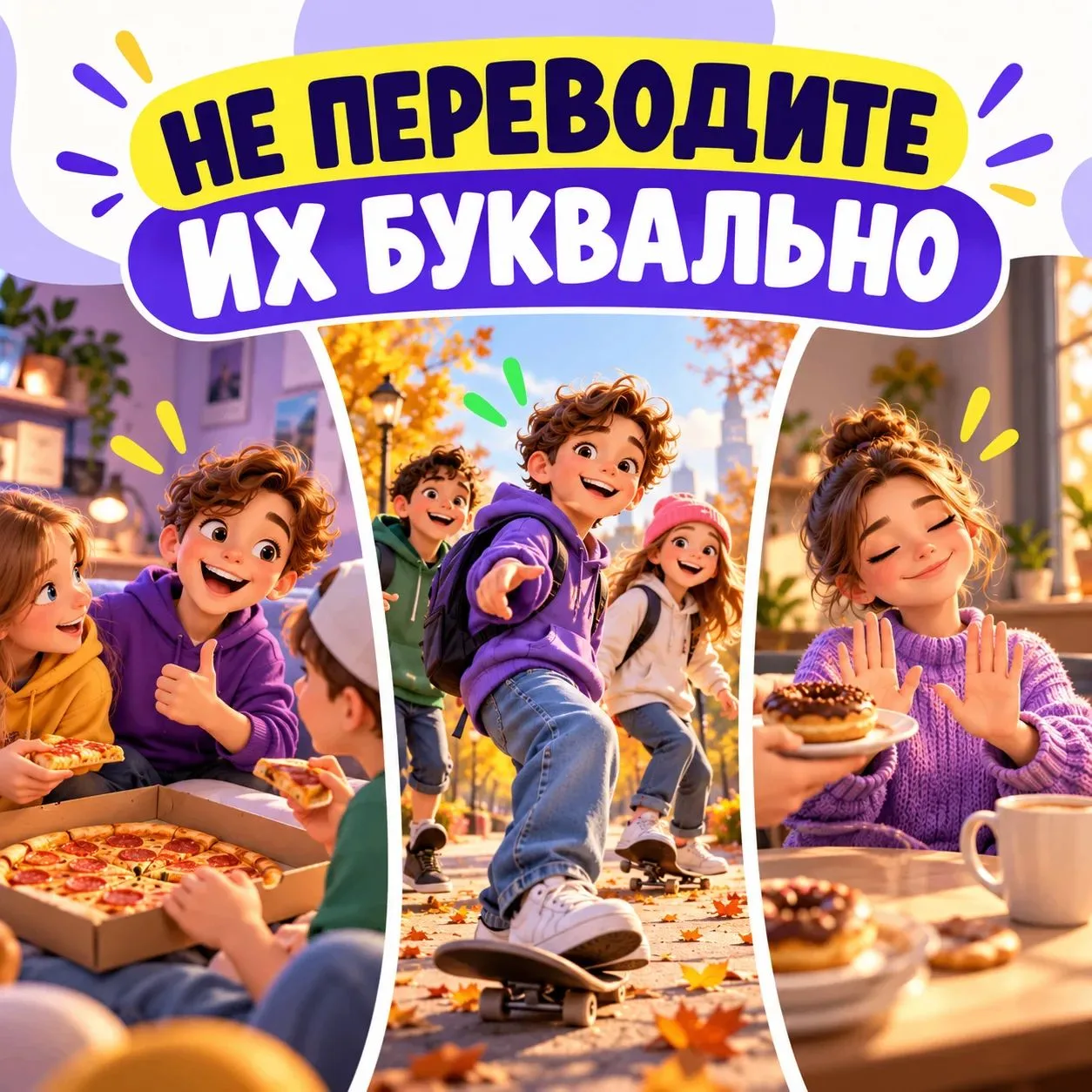 Три фразы, которые лучше не переводить буквально 👀