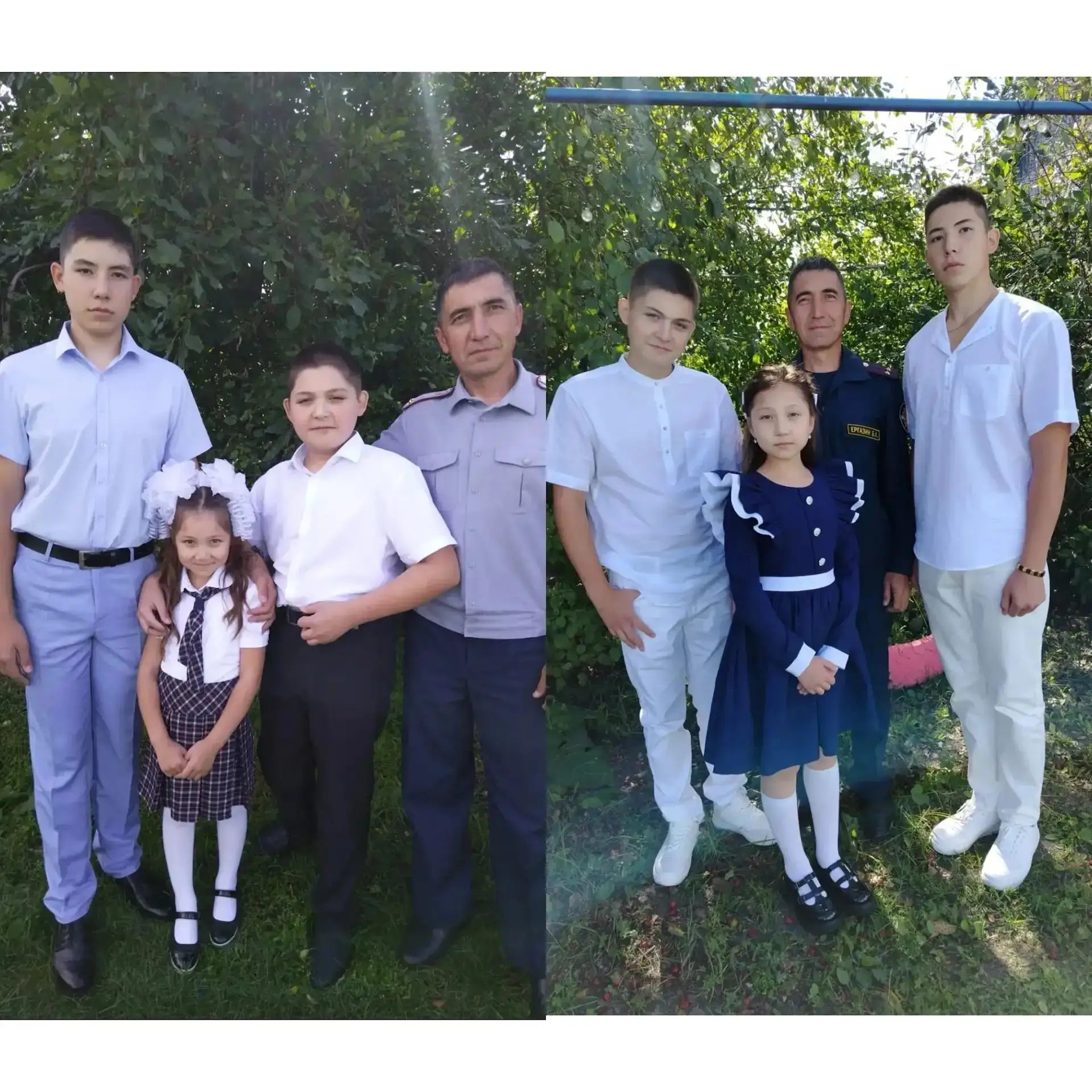 Акция «Повтор фото с папой» ❤️ Было — маленькие на руках. Стало — взрослые, но папа всё...