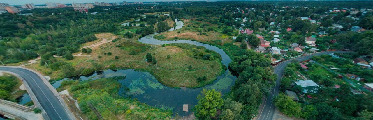 📷 Панорама поймы реки Уча, 2022 год.