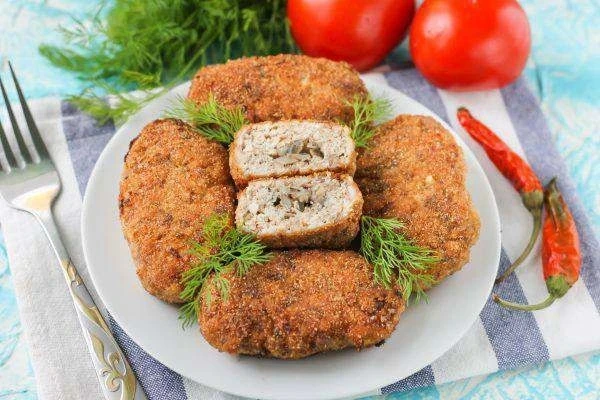 Куриные зразы с грибами