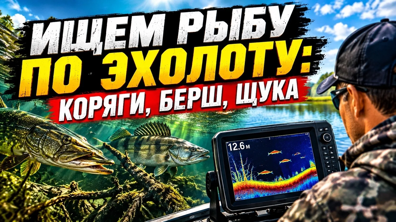 Выпуск 6: ищем рыбу по эхолоту 🎣