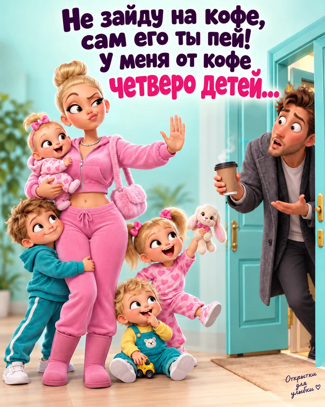 ☕ Спасибо, я уже знаю, чем заканчивается твой «просто кофе»! 😂