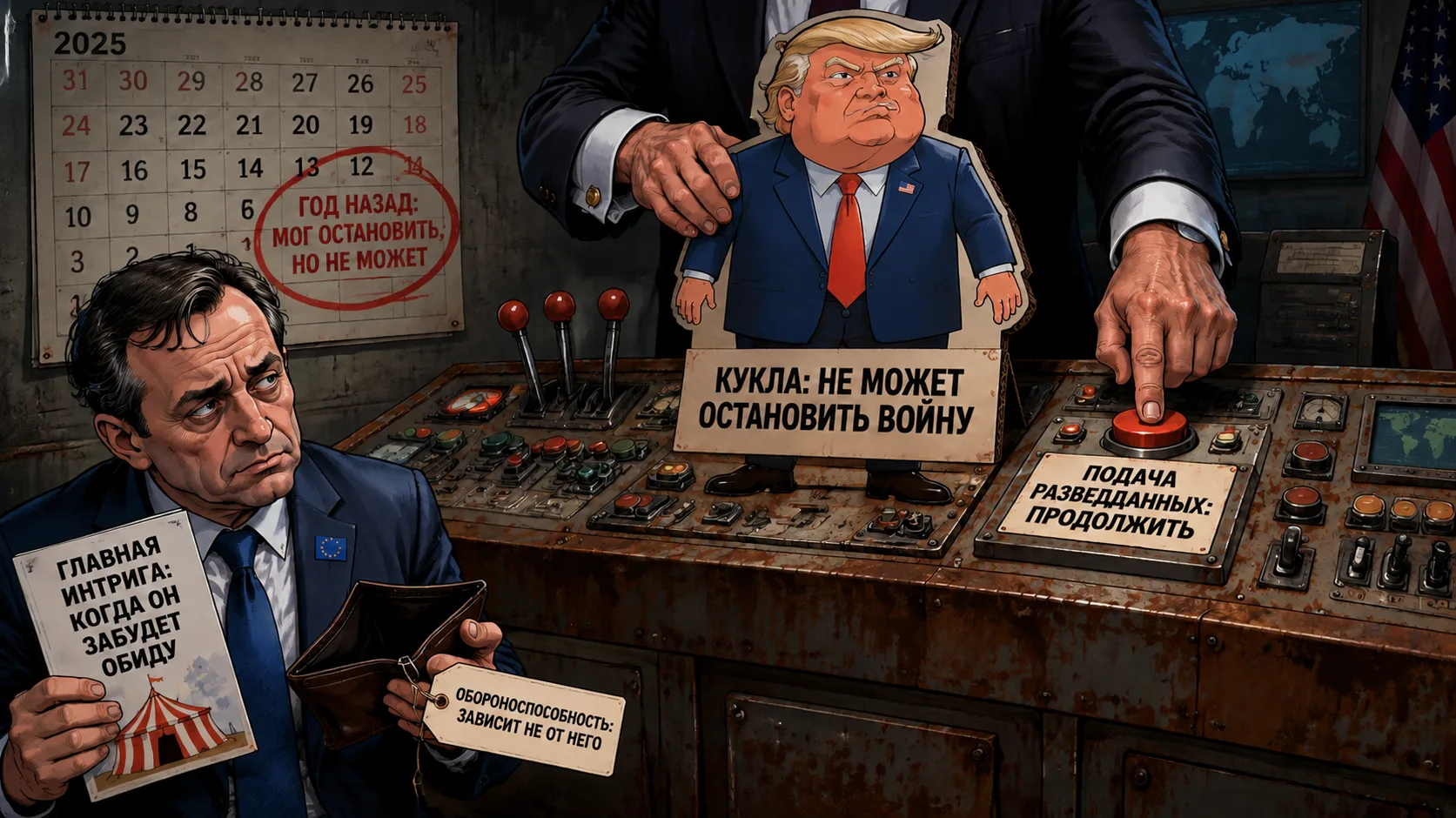 НАДУТЫЕ ЩЁКИ ТРАМПА