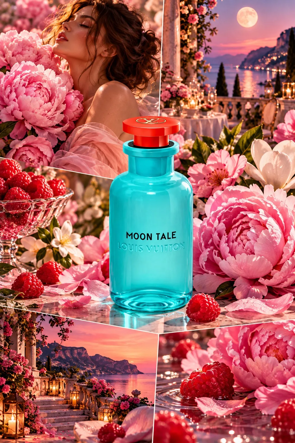 🌸🩷 MOON TALE LOUIS VUITTON — МАЛИНА, УТОПАЮЩАЯ В НЕЖНЫХ ПИОНАХ! 🩷🌸