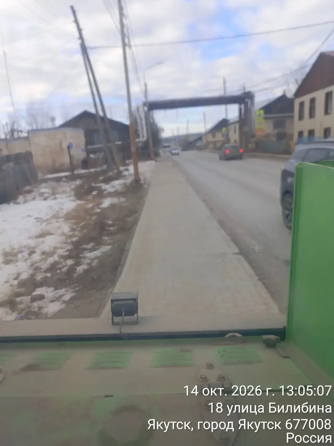 🧹🚜 Подрядная организация выполнила работы по очистке тротуаров на территории Сайсарск...