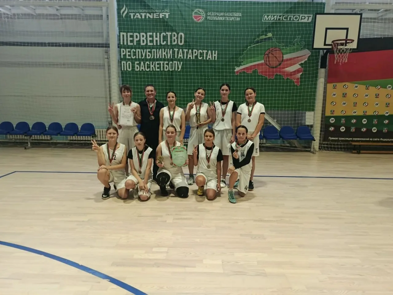 🏀 Две команды девушек из Аксубаевского района завоевали бронзу на первенстве Татарстана