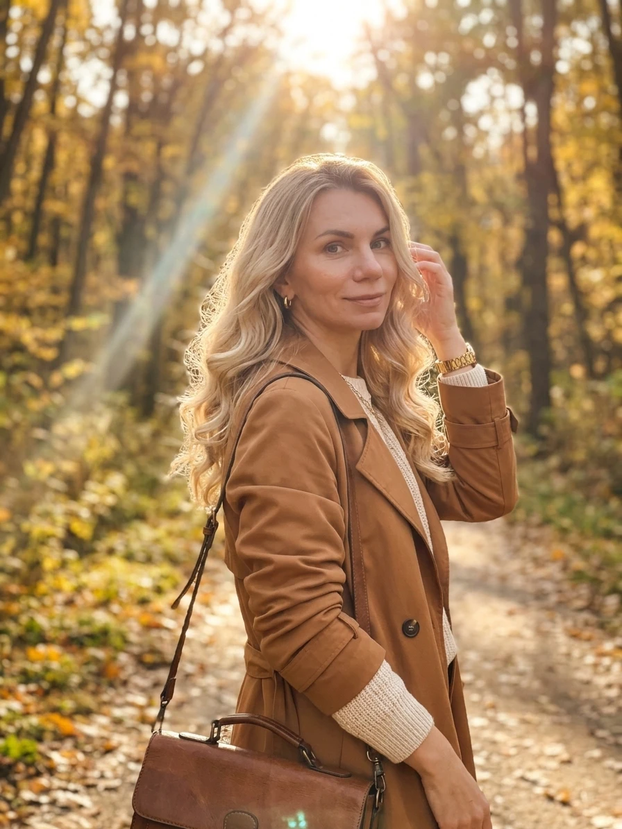 Создай красивую Pinterest-фотографию, снятую на iPhone 18, полностью сохранив внешность...