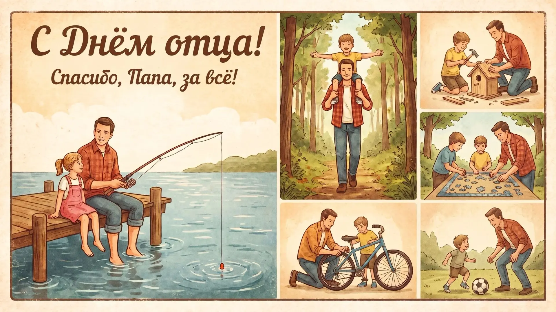Радио «Зеленый город» предлагает поздравить пап!🎉