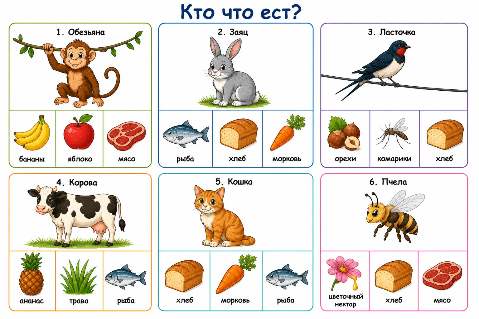 «Кто что ест?» 🌿