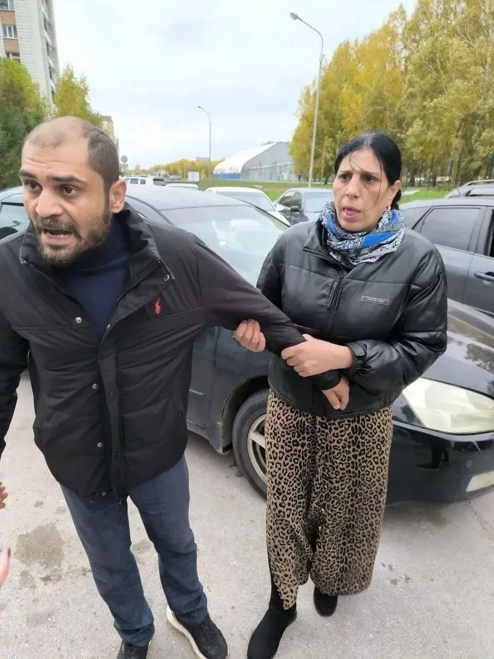 В Новосибирске цыган сбил собаку и потребовал от её хозяйки оплатить разбитый бампер.