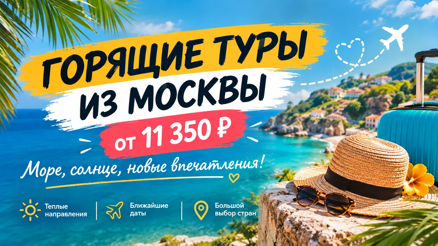🔥 ГОРЯЩИЕ ТУРЫ ИЗ МОСКВЫ ОТ 11 350 ₽! ✈️
