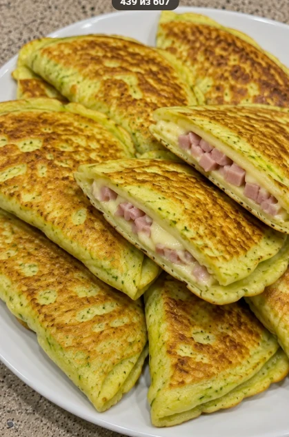 🥒 Быстрые кабачковые пирожки на сковороде