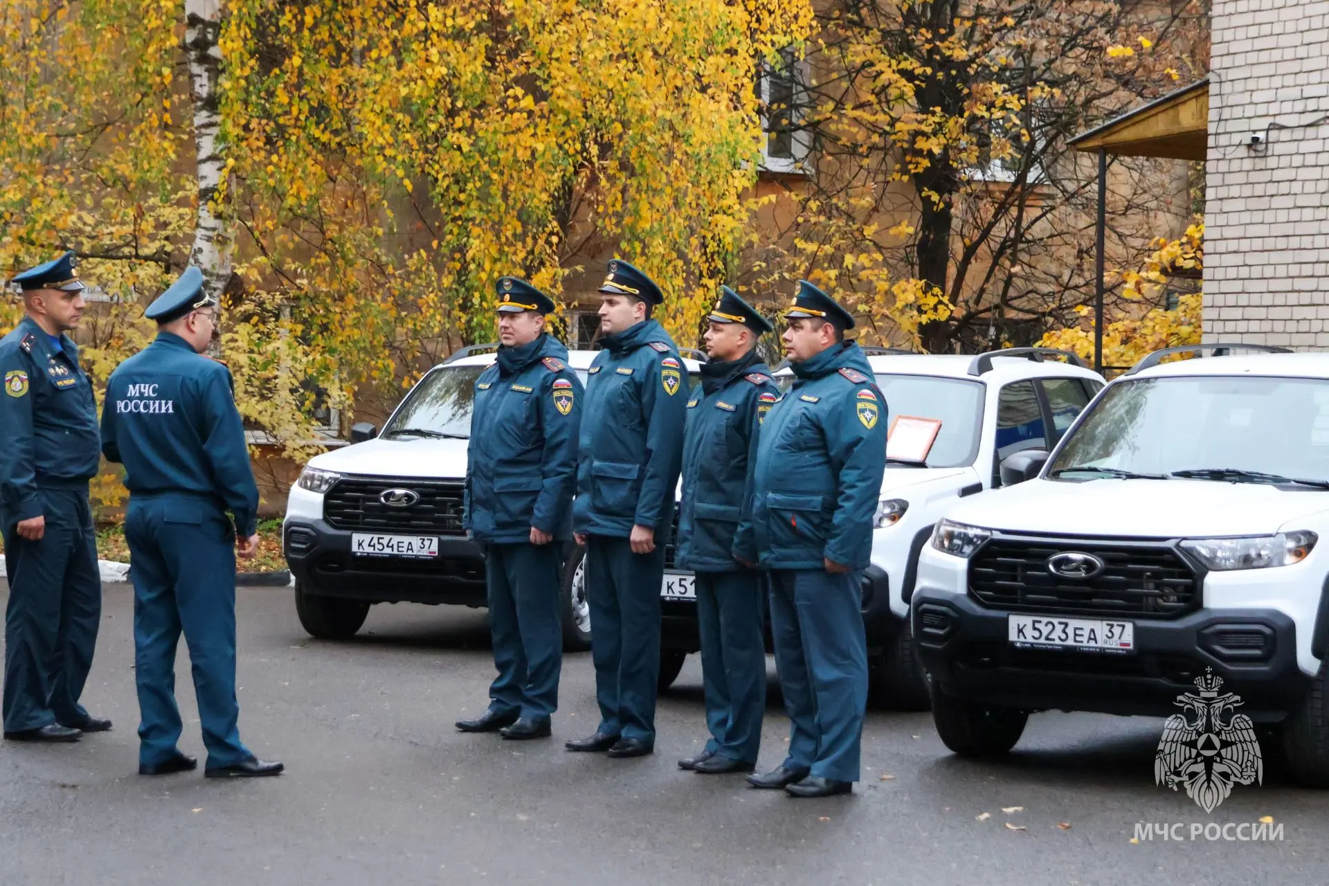 Подразделения регионального МЧС России пополнились 4 единицами новых автомобилей