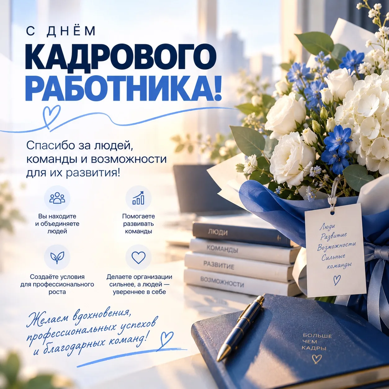 💙🫶🏻 С днём кадрового работника!