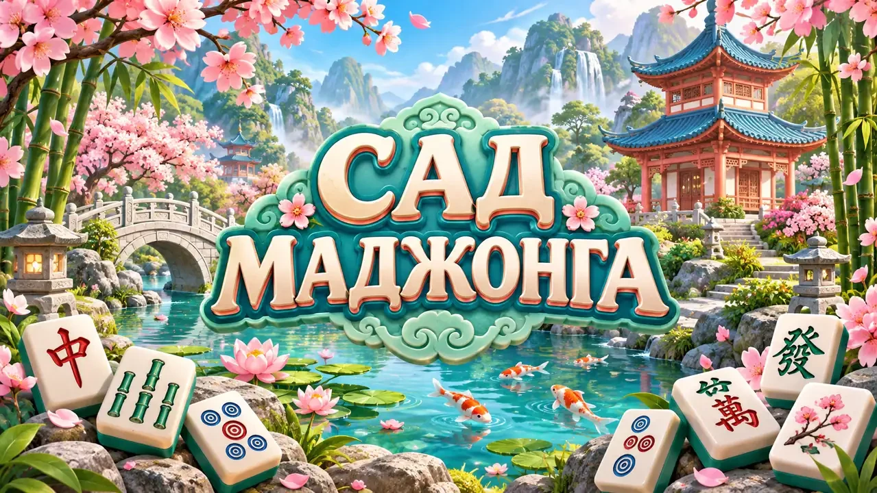 🌸 Сад маджонга — спокойная головоломка