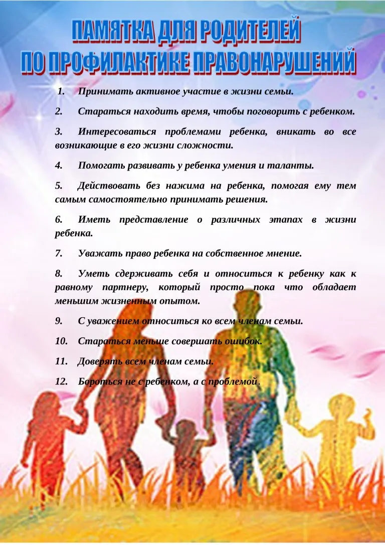 👨‍👩‍👧‍👦Семья играет ключевую роль в профилактике. ️Родители или законные представит...