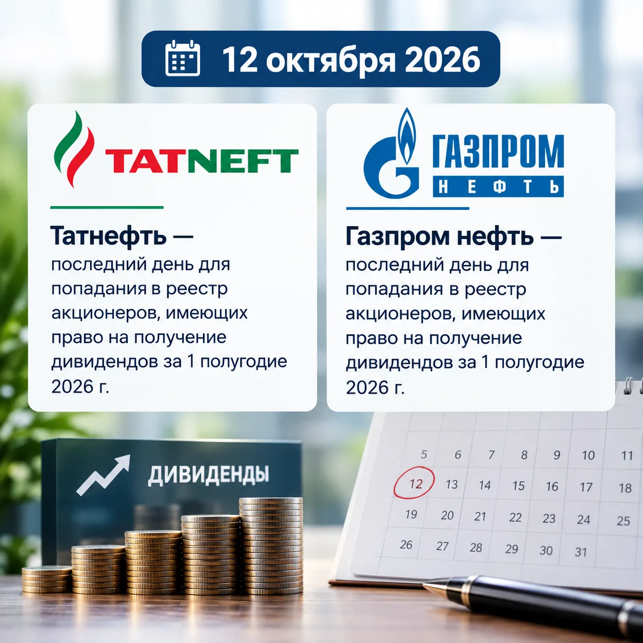 🔹12 октября 2026